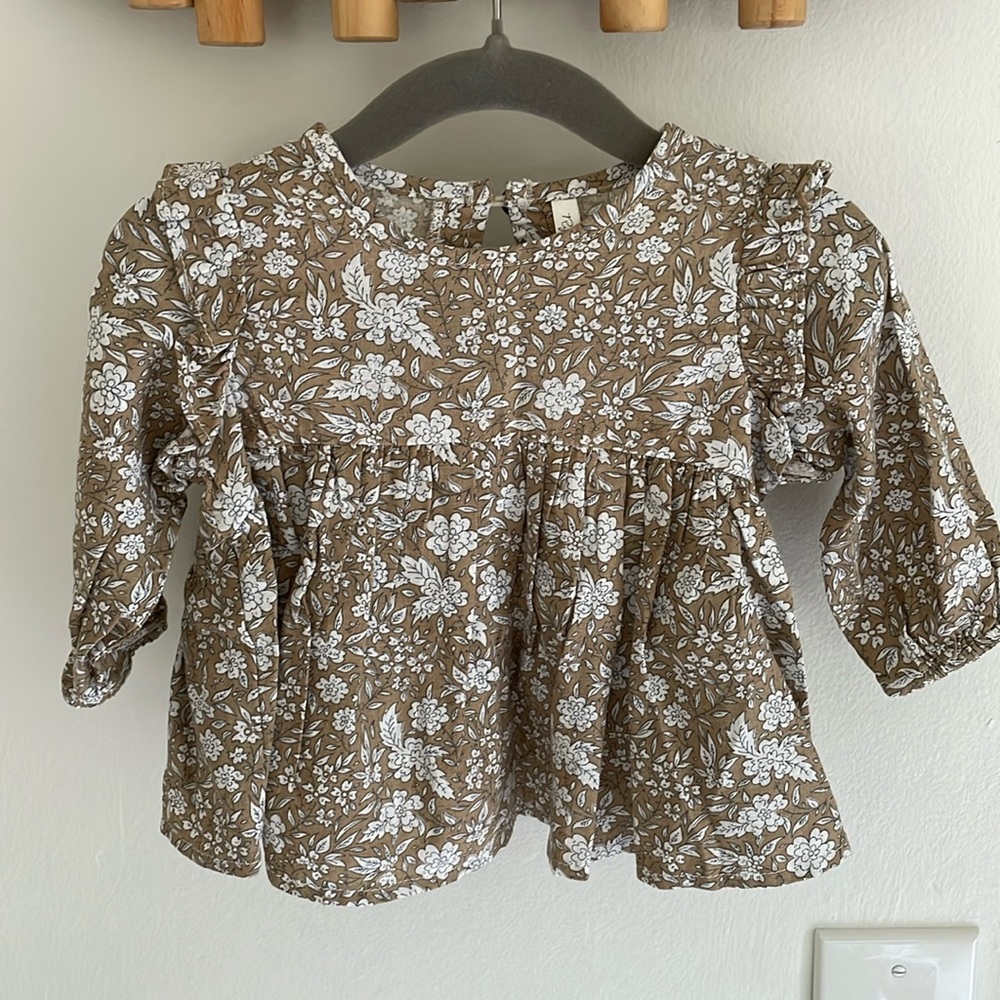 Rylee + Cru Piper Blouse 3-6m NEVER WORN
